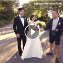 Tom Hanks surprises newlyweds! | WATCH