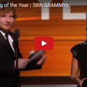 Ed Sheeran Donates Grammys & Brits Suits To Charity