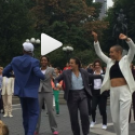 Hillary Clinton Supporters Did a Pant Suit Flashmob