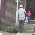 A Guy Went Trick-or-Treating with a Fake Kid