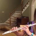 Dog Doesn’t Appreciate Flute Playing