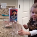 A Little Kid Gets Confused While Cooking